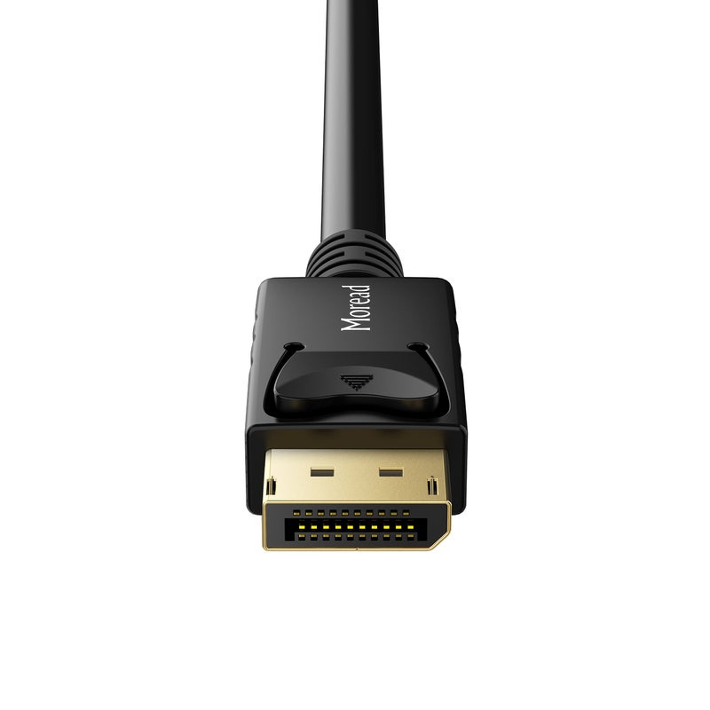 Moread 4K DisplayPort to DisplayPort Cable, 6 Feet, 2 Pack, Gold-Plated High Speed Display Port DP Cable 1.2 (4K@60Hz, 2K@144Hz) for Computer, Desktop, Laptop, PC, Monitor, Projector & More - Image 4
